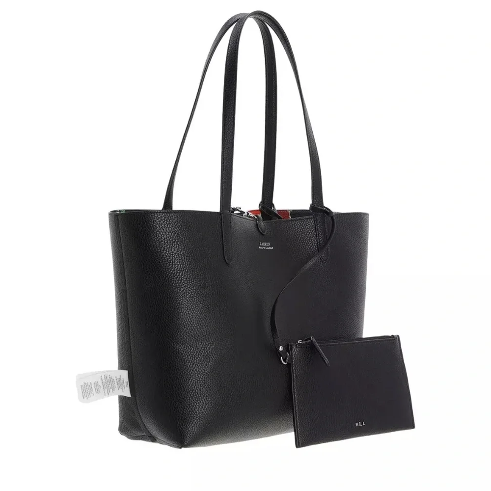 Ralph Lauren Pebble Reversible Tote Les Jardins Du Cap - Picture 2 of 7